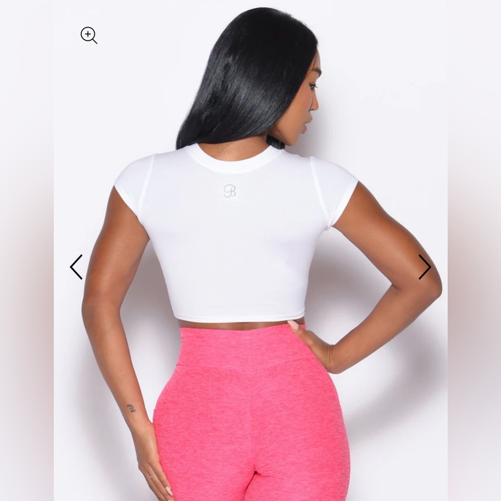 Bombshell Sportswear Flex Crop Tee - Picture 3 of 4